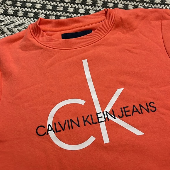CALVIN KLEIN Relaxed Fit Crewneck Sweatshirt S - Picture 3 of 6